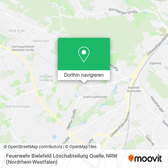 Feuerwehr Bielefeld Löschabteilung Quelle Karte
