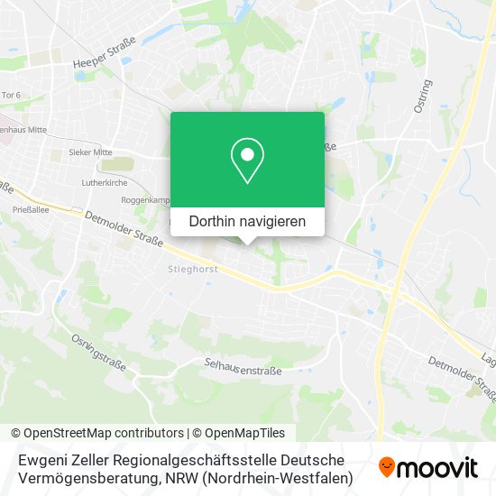 Ewgeni Zeller Regionalgeschäftsstelle Deutsche Vermögensberatung Karte