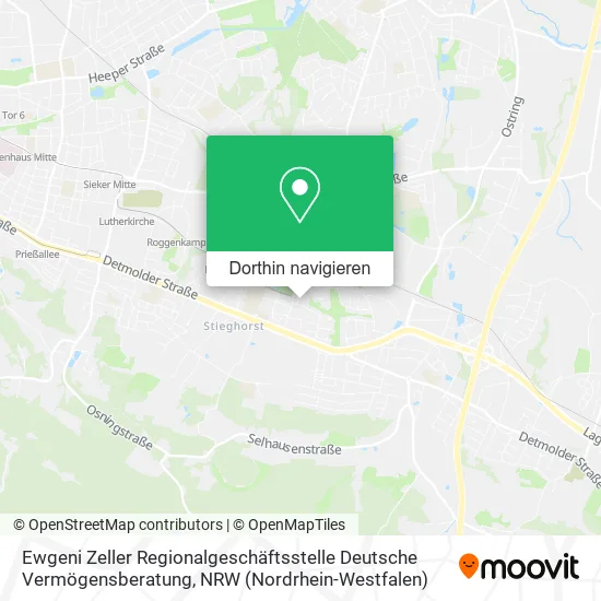 Ewgeni Zeller Regionalgeschäftsstelle Deutsche Vermögensberatung Karte