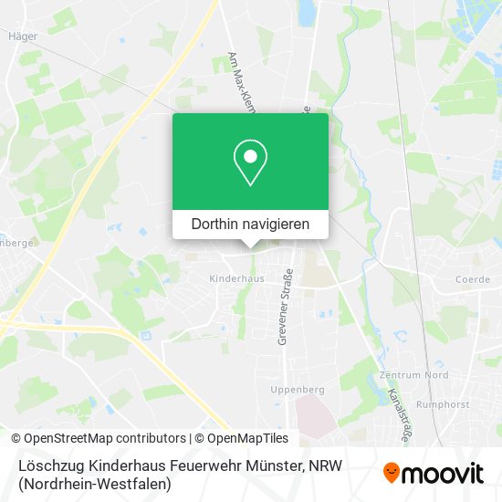 Löschzug Kinderhaus Feuerwehr Münster Karte