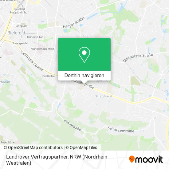 Landrover Vertragspartner Karte