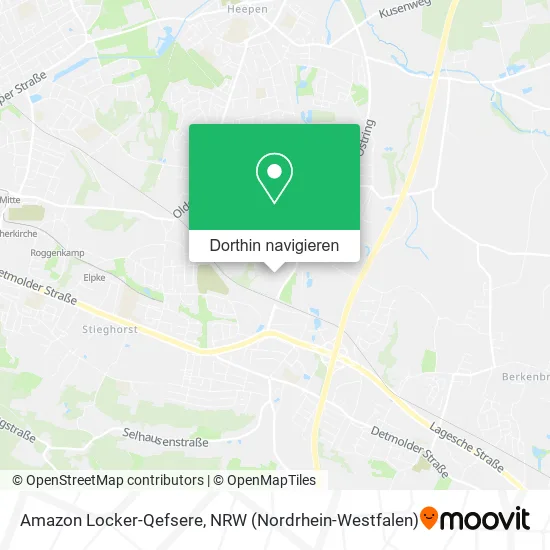 Amazon Locker-Qefsere Karte