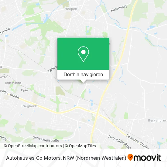 Autohaus es-Co Motors Karte