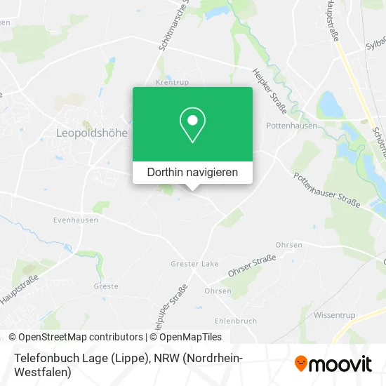 Telefonbuch Lage (Lippe) Karte