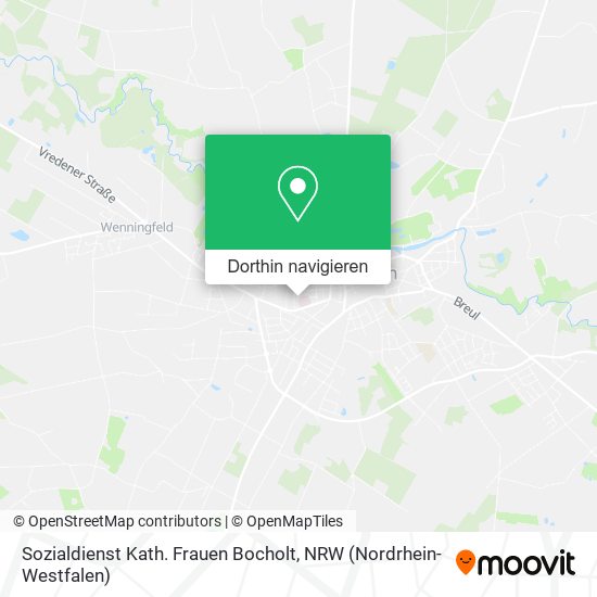 Sozialdienst Kath. Frauen Bocholt Karte