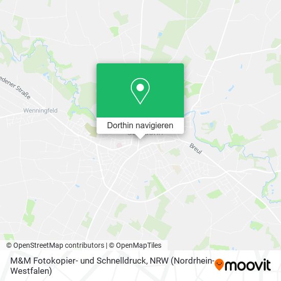 M&M Fotokopier- und Schnelldruck Karte