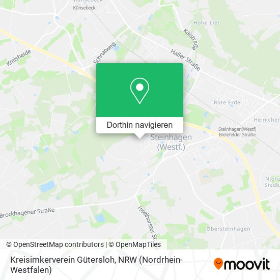 Kreisimkerverein Gütersloh Karte