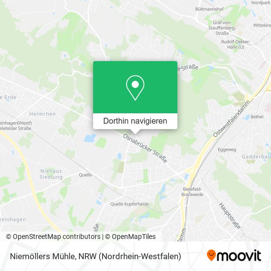 Niemöllers Mühle Karte