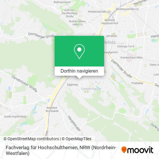 Fachverlag für Hochschulthemen Karte