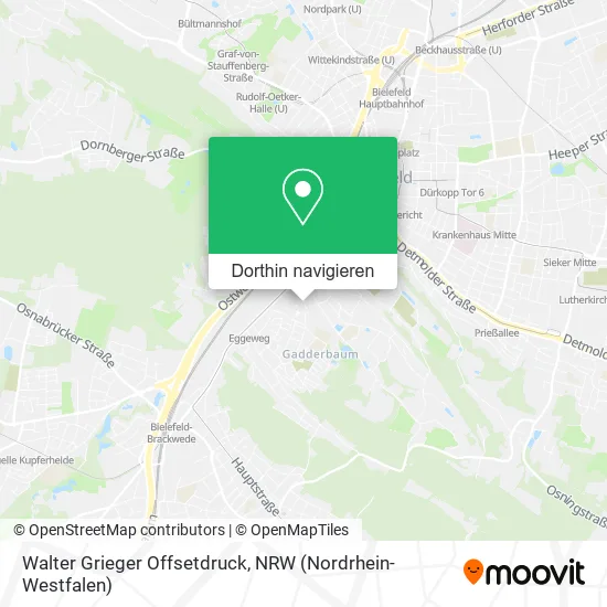 Walter Grieger Offsetdruck Karte