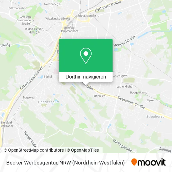 Becker Werbeagentur Karte