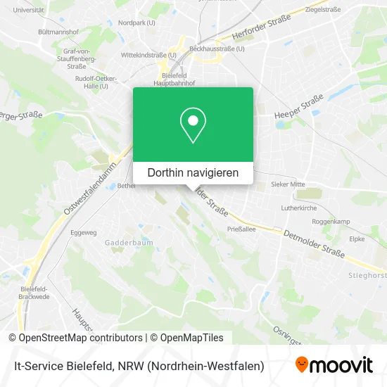 It-Service Bielefeld Karte