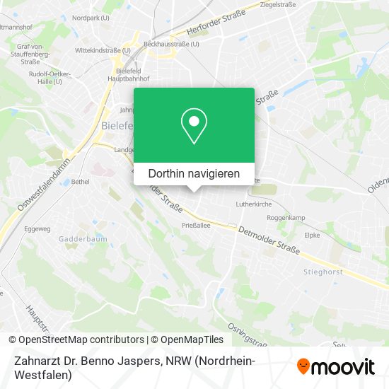 Zahnarzt Dr. Benno Jaspers Karte