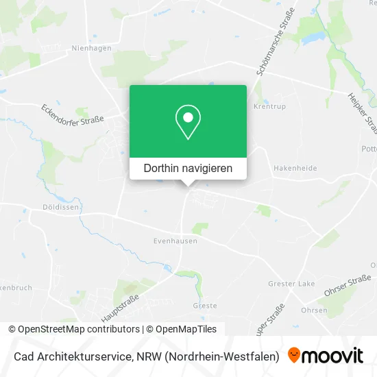 Cad Architekturservice Karte