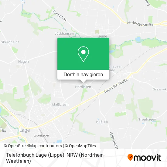 Telefonbuch Lage (Lippe) Karte