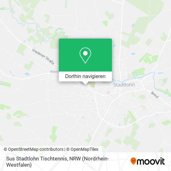 Sus Stadtlohn Tischtennis Karte
