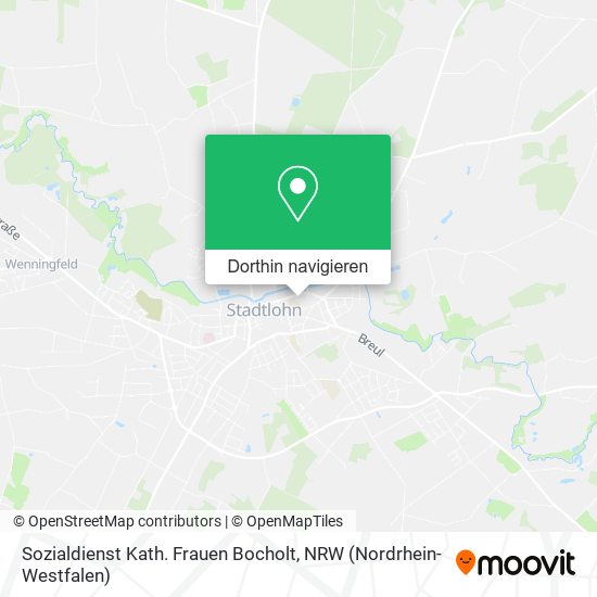 Sozialdienst Kath. Frauen Bocholt Karte