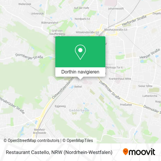 Restaurant Castello Karte