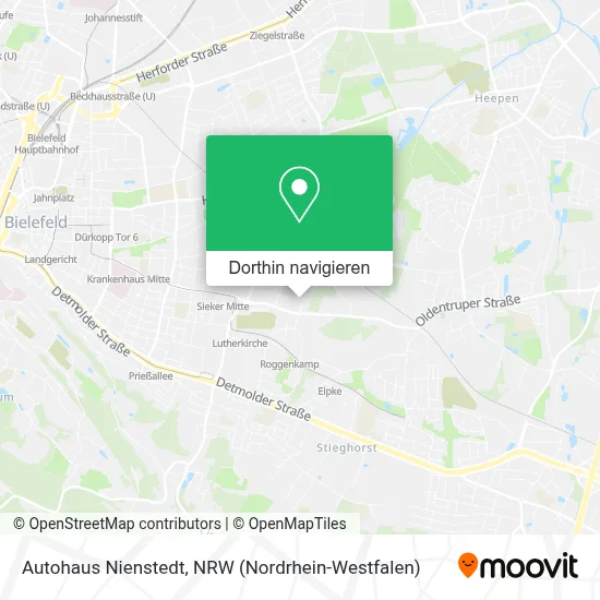 Autohaus Nienstedt Karte