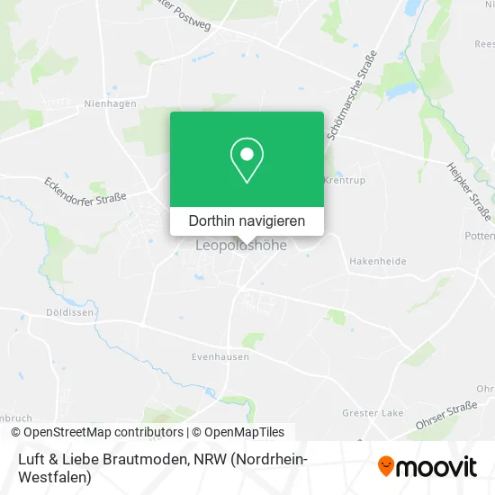 Luft & Liebe Brautmoden Karte