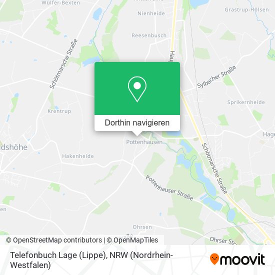 Telefonbuch Lage (Lippe) Karte