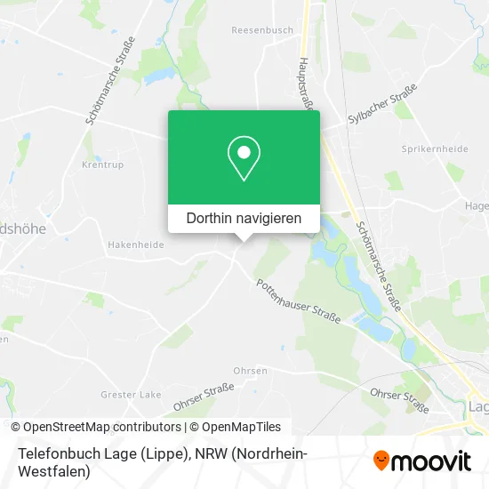 Telefonbuch Lage (Lippe) Karte