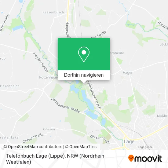 Telefonbuch Lage (Lippe) Karte