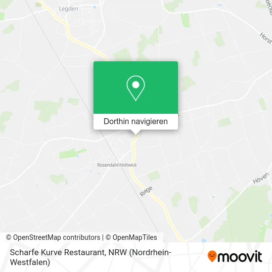 Scharfe Kurve Restaurant Karte