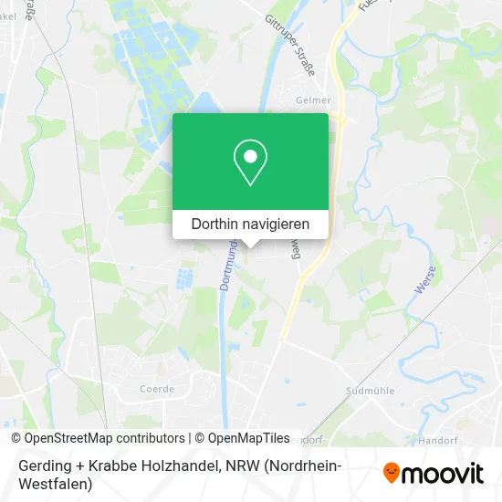 Gerding + Krabbe Holzhandel Karte