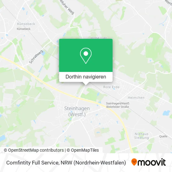 Comfintity Full Service Karte