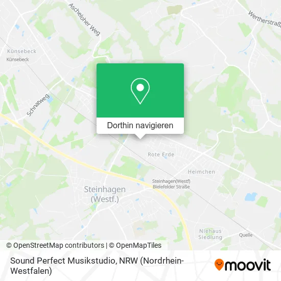 Sound Perfect Musikstudio Karte