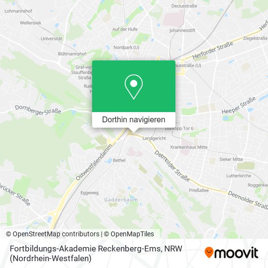 Fortbildungs-Akademie Reckenberg-Ems Karte