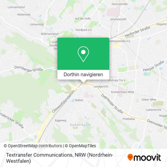 Textransfer Communications Karte