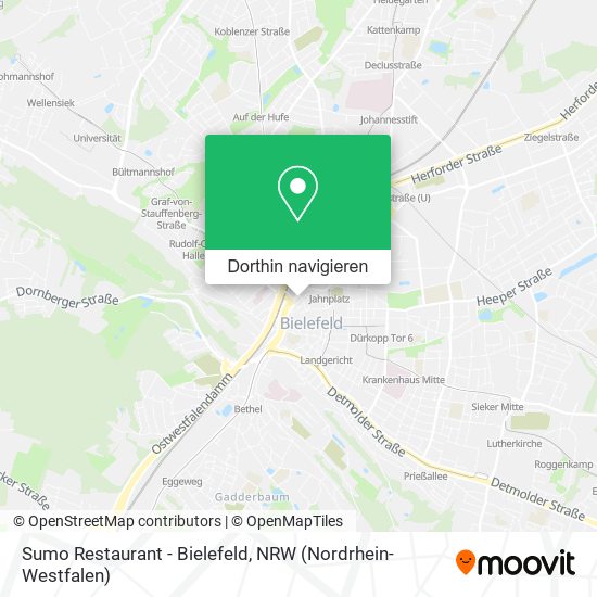 Sumo Restaurant - Bielefeld Karte