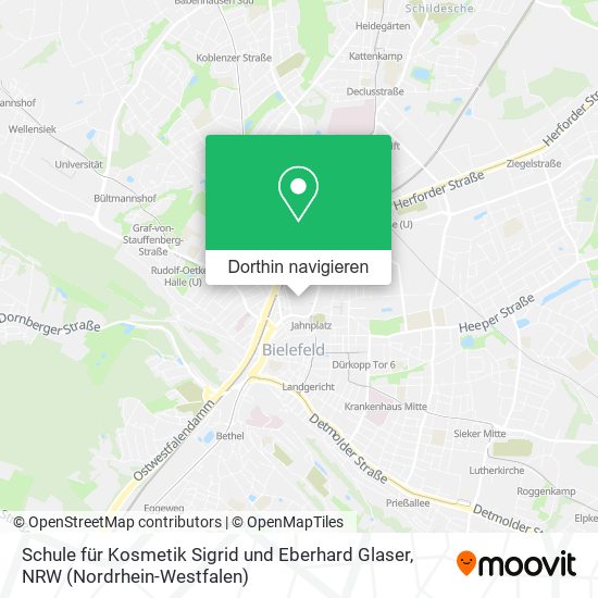 Schule für Kosmetik Sigrid und Eberhard Glaser Karte
