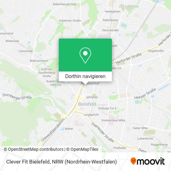 Clever Fit Bielefeld Karte