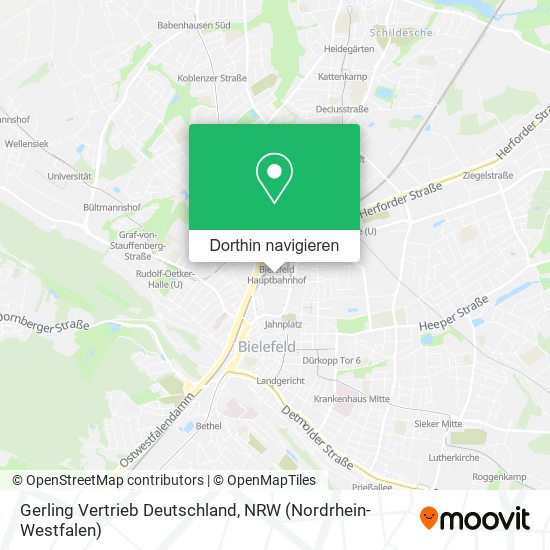 Gerling Vertrieb Deutschland Karte