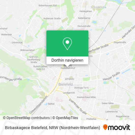 Birbaskagece Bielefeld Karte
