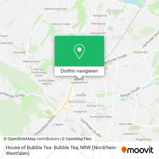 House of Bubble Tea- Bubble Tea Karte