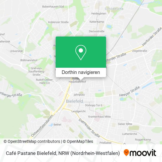 Café Pastane Bielefeld Karte