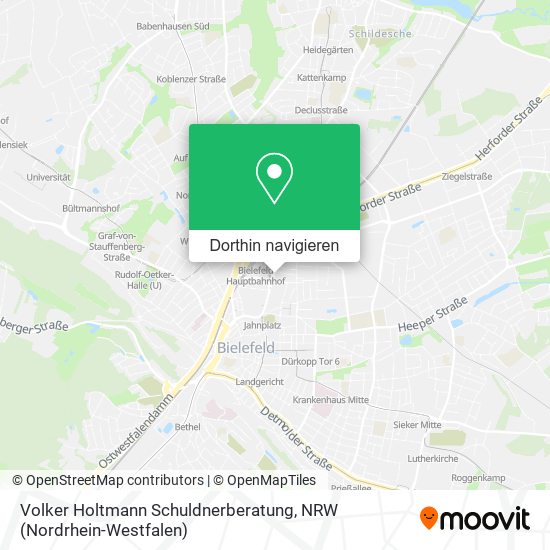 Volker Holtmann Schuldnerberatung Karte