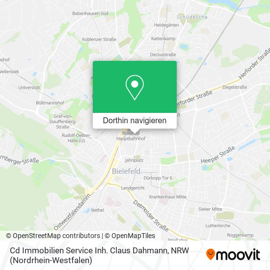 Cd Immobilien Service Inh. Claus Dahmann Karte