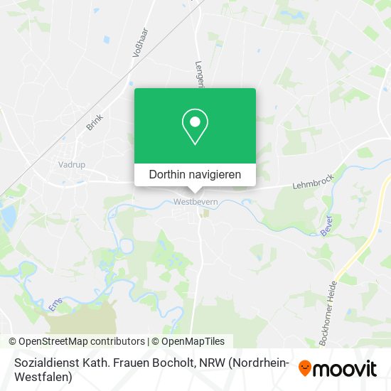 Sozialdienst Kath. Frauen Bocholt Karte