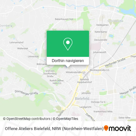 Offene Ateliers Bielefeld Karte