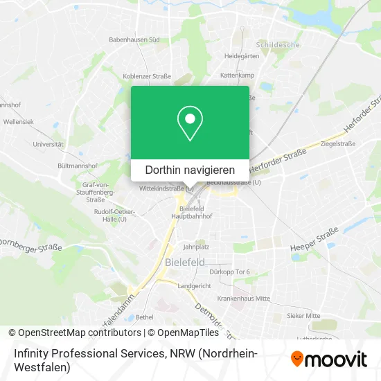 Infinity Professional Services Karte