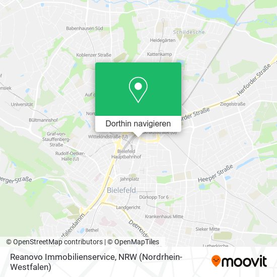 Reanovo Immobilienservice Karte