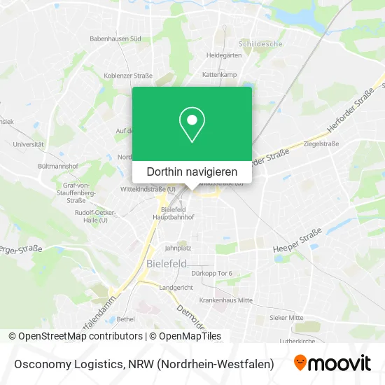 Osconomy Logistics Karte