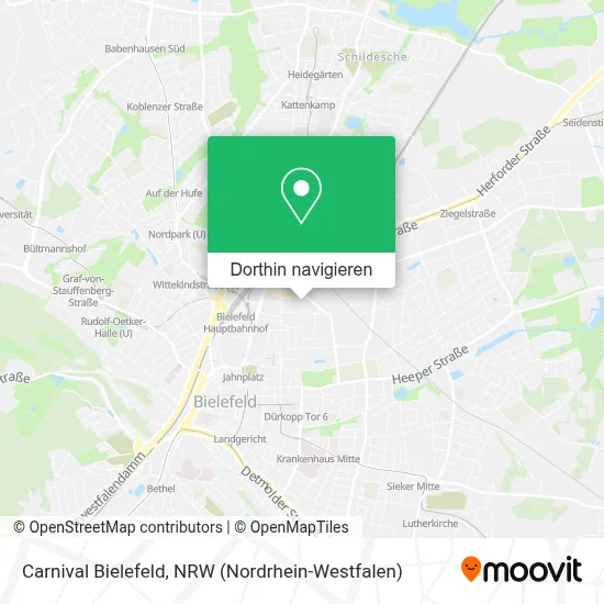 Carnival Bielefeld Karte