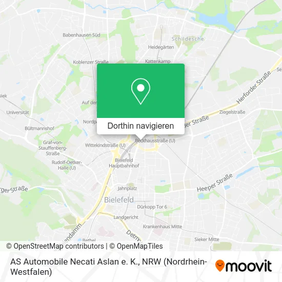 AS Automobile Necati Aslan e. K. Karte