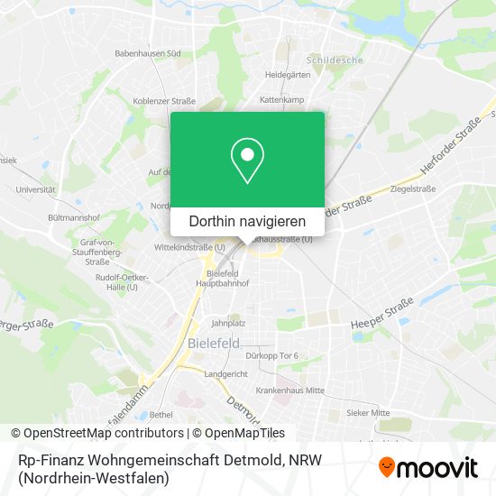 Rp-Finanz Wohngemeinschaft Detmold Karte